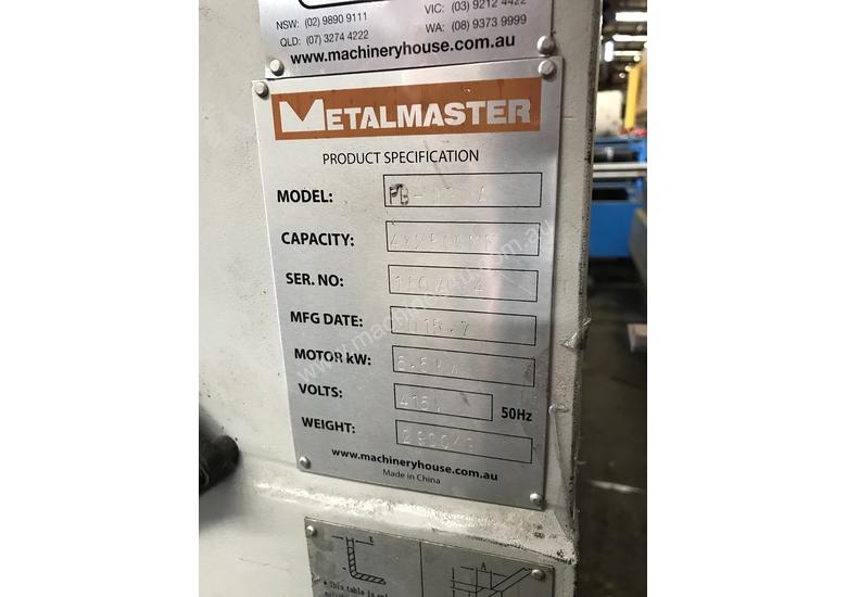 caption USED - Metalmaster - Panbrake - 2.4m x 4mm