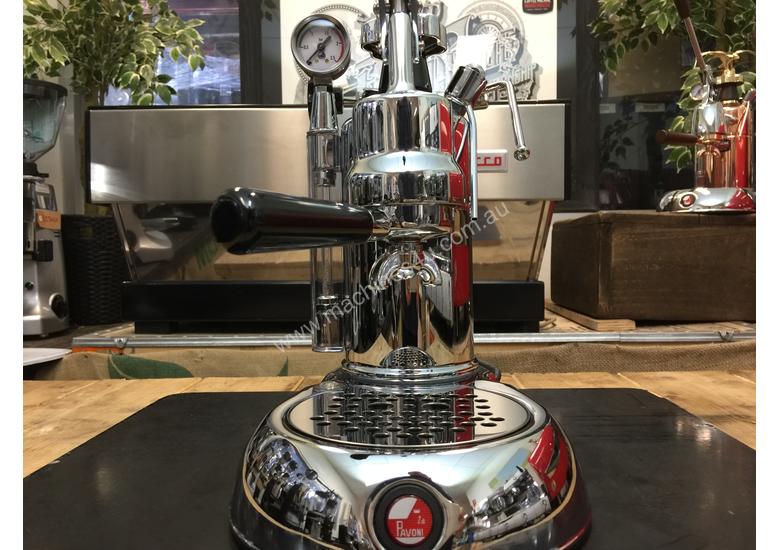 Click to view full size photos LA PAVONI LEVA MILANO 1 GROUP CHROME BRAND NEW ESPRESSO COFFEE MACHINE