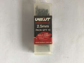Unikut 2.5mmØ Jobber Drill Bit Unikut Tools UN300-025 - Pack of 10 - picture0' - Click to enlarge