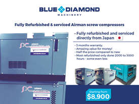 Airman Diesel  Screw Compressors - 70 -390 CFM Isuzu / Kubota - Comes with Warranty - picture0' - Click to enlarge