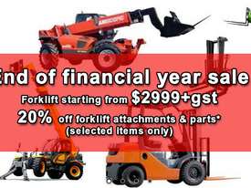 *EOFY SALE* Nissan Forklift 1.8 Ton 4.5m Lift 2010 Model  - picture0' - Click to enlarge