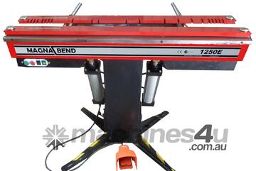 Power Operated MAGNABEND 1250mm x 1.6mm Electro magnetic Sheet Metal Folding Machine.