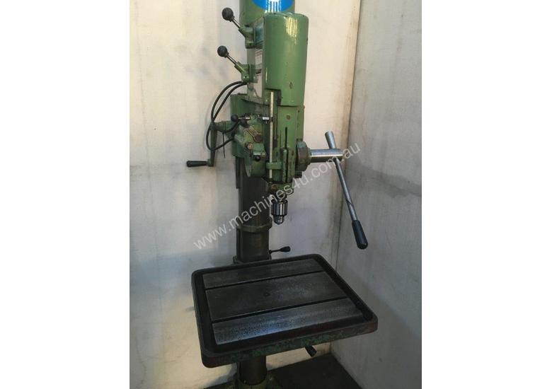 Used Hafco Hafco Pedestal Drill with Fwd Rev tapping foot switch Drill