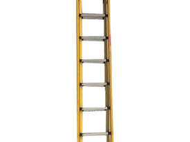 Branach Fiberglass Extension Ladder 3.3 to 5.2 Meter Industrial Quality FED 5.2 - picture0' - Click to enlarge