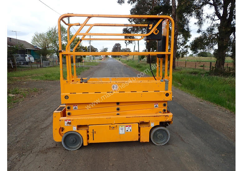 caption Haulotte Optimum 8 Scissor Lift Access & Height Safety