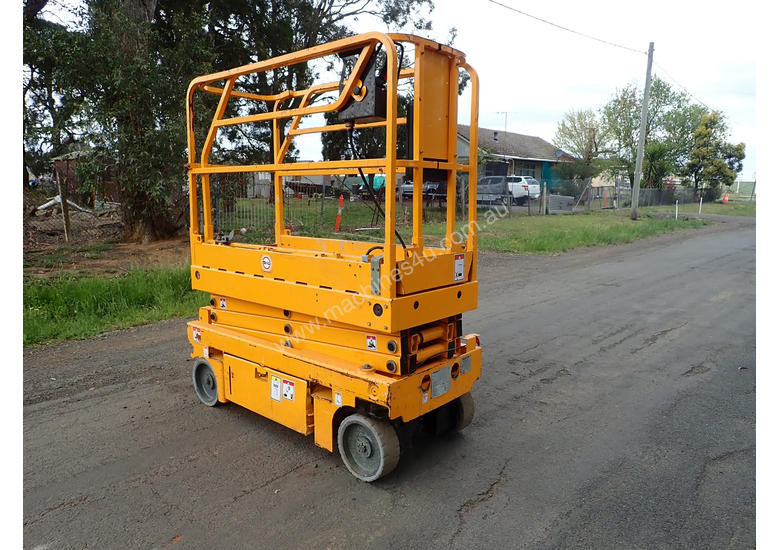 caption Haulotte Optimum 8 Scissor Lift Access & Height Safety