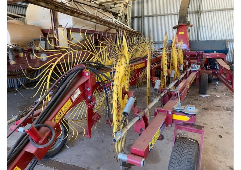 Used sitrex Sitrex 10 Reel Rakes Tedder Hay Forage Equip Hay Rakes
