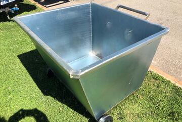 Fork Tipping Bin Wheeled/Forklift Pocket