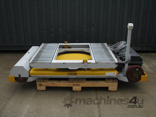 Motorised Large Scissor Lift Table With Roller Platform 1450 x 1270 mm Edmolift