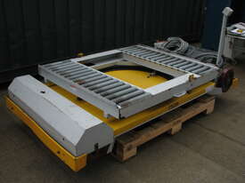 Motorised Large Scissor Lift Table With Roller Platform 1450 x 1270 mm Edmolift - picture0' - Click to enlarge