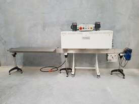 Electric Hot Air Shrink Tunnel Model SF-1230 HA1.5 with Separate SS Conveyor - picture0' - Click to enlarge