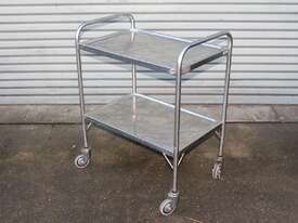 Stainless Steel 2 Tier Trolley. - picture0' - Click to enlarge