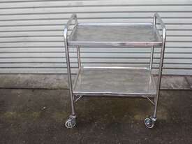 Stainless Steel 2 Tier Trolley. - picture1' - Click to enlarge