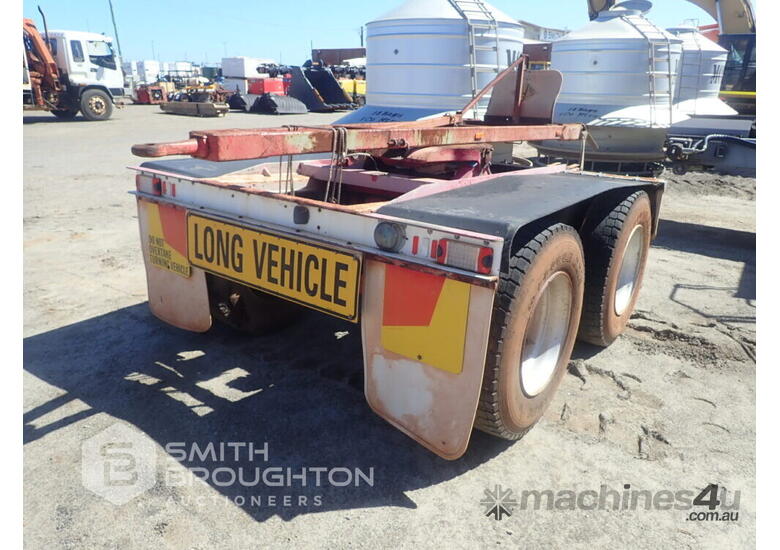 Buy Used 2007 CUSTOM BUILT TANDEM AXLE CONVERTER DOLLY Dolly Trailer