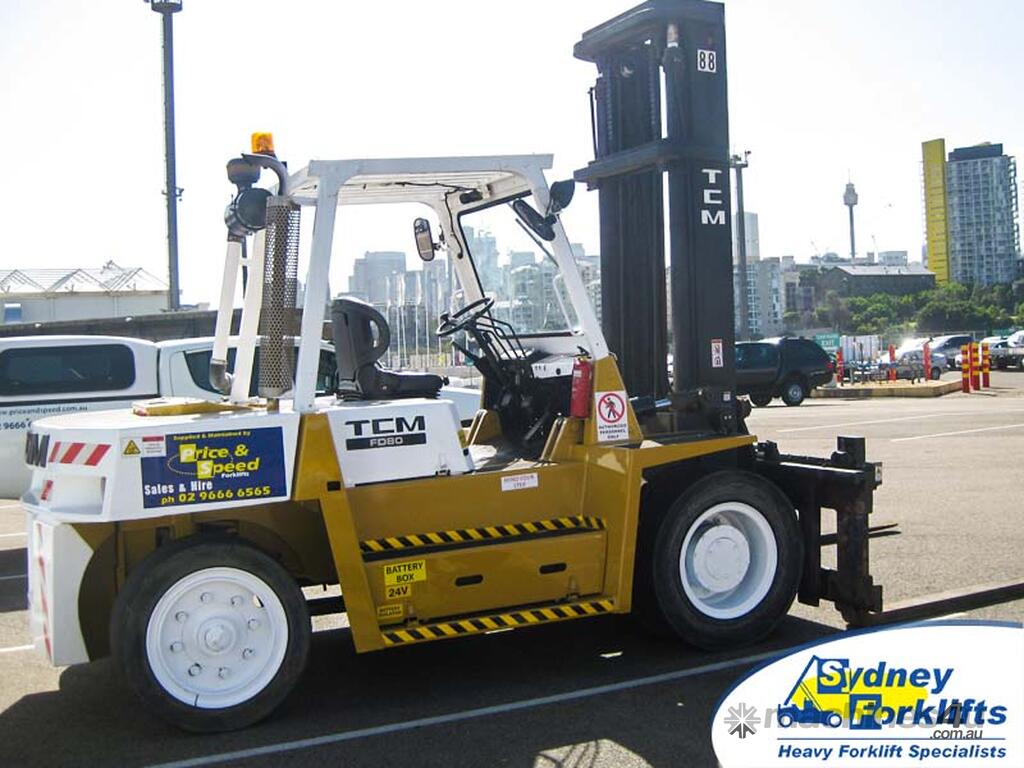 Hire tcm FD80Z7 Counterbalance Forklifts in Banksmeadow, NSW