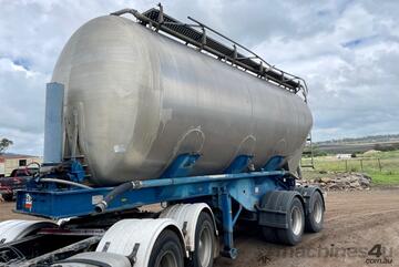HIllcote 30000l bogie chemical tipping tank trailer