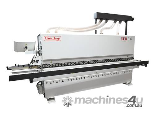 UEB 3.8 Automatic Edge Banding Machine | Pre- Milling, Corner Rounding, Top and Bottom Trimming 