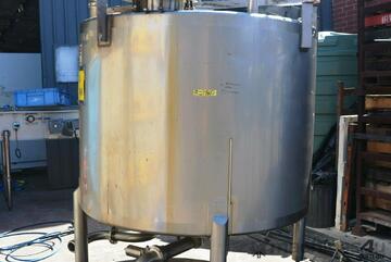 3000L Stainless Steel Slurry Lighnin mixing tank stirrer agitator CIP level transmitter 3000L Stainless Steel Slurry Lighnin mixing tank stirrer agitator CIP level transmitter