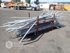 2 X STILLAGES COMPRISING OF ASSORTED GALVANISED STEEL & RUBBER TUBING (UNUSED) - picture0' - Click to enlarge