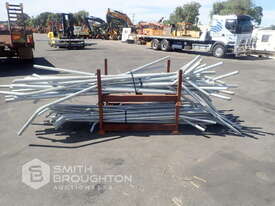 2 X STILLAGES COMPRISING OF ASSORTED GALVANISED STEEL & RUBBER TUBING (UNUSED) - picture1' - Click to enlarge