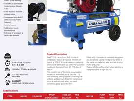 Peerless Air Compressor 545LPM Honda Petrol PV25 - picture2' - Click to enlarge