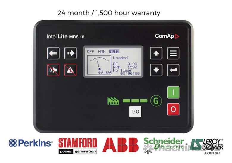 caption 9 KVA Diesel Generator 240V Perkins Engine - Compact Unit!
