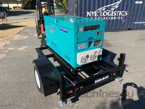 9 KVA Diesel Generator 240V Perkins Engine - Compact Unit!