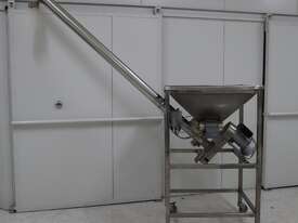 Stainless Steel Hopper Feeder Auger Screw Conveyor - picture0' - Click to enlarge