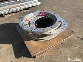 Pallet Of Round Steel Plates - picture0' - Click to enlarge