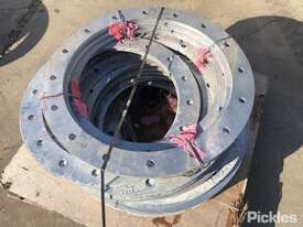 Pallet Of Round Steel Plates - picture0' - Click to enlarge