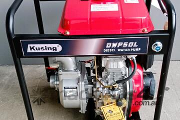 2 Inch Diesel Water Transfer Pump - Electric start / 12L fuel tank