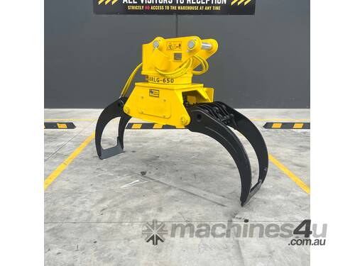 Rotating Fixed Log Grapple 7-10T, Custom Built to Order