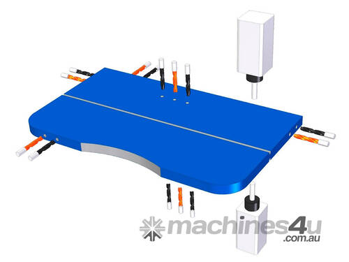 KDT. 6 sided boring, tool change routing. Outstanding performance