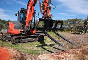 Himac 1800kg Excavator Pallet Forks