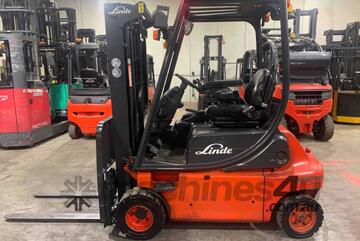 Linde E20 Latest Model CON MAST 2 Ton 4wheel Great Battery New Tires Side Shif