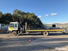 2004 Isuzu F3 FTR Flatbed Crane Truck - picture1' - Click to enlarge