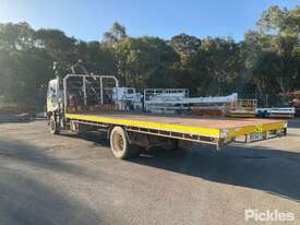 2004 Isuzu F3 FTR Flatbed Crane Truck - picture2' - Click to enlarge