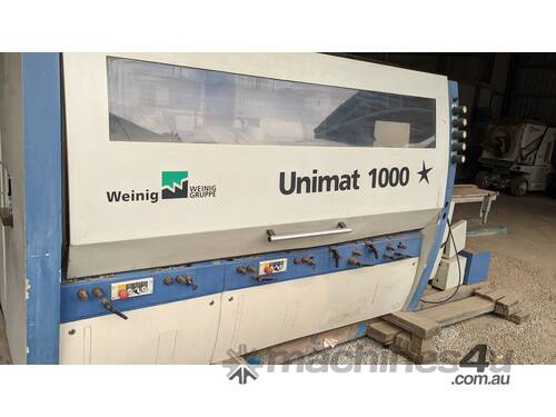 Weinig Unimat 1000 Star Moulder including Rondamat 925 Sharpener