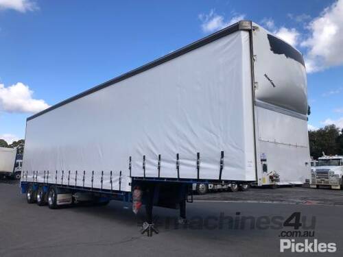 2013 Vawdrey VB-S3 Tri Axle Drop Deck Curtainside Trailer