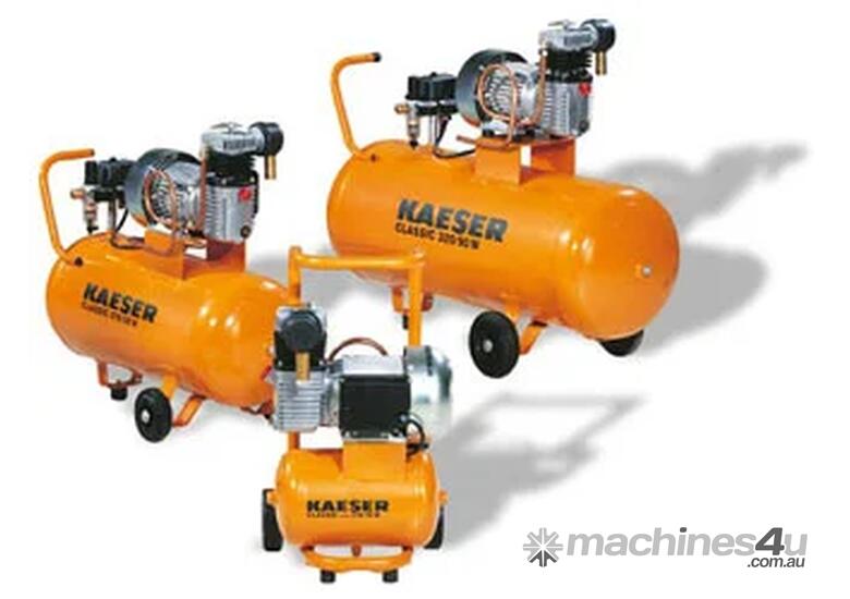 caption CVA Compressors - New Kaeser EPC 1100-500 - 5.5kw - 2 Cylinder 415-volt 3phase Piston Compressor - G