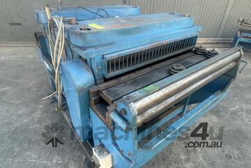 ALTON Press Shop Strip Feeder Straightener 1080mm Wide x 80mm Rollers 3 phase motor