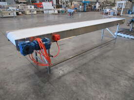 Plastic Intralox Belt Conveyor, 3950mm L x 500mm W x 880mm H - picture1' - Click to enlarge