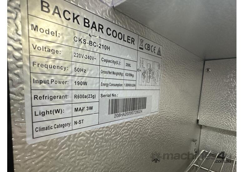 Used Back Bar Under Bar Fridge Glass Door Bar Fridge in , Listed on