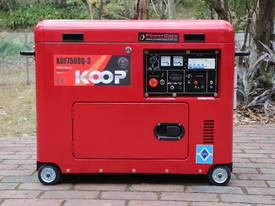 7.5KVA Silent Diesel Generator 3 phase 415/240V  - picture1' - Click to enlarge