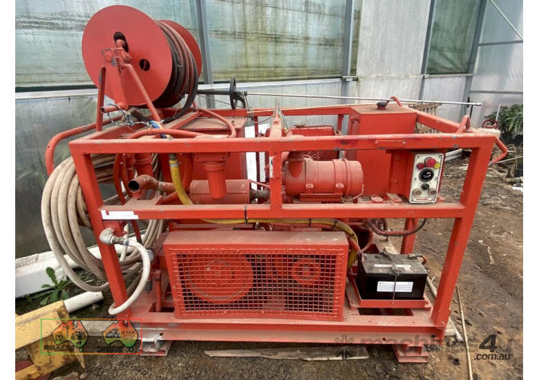 caption (6980) Diesel Powered High Pressure Water Blaster (Melbourne, VIC)