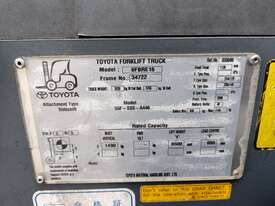 2008 Toyota 6FBRE16 Electric Ride On Reach Forklift - picture0' - Click to enlarge