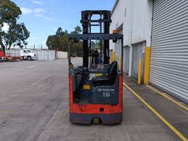 2008 Toyota 6FBRE16 Electric Ride On Reach Forklift - picture1' - Click to enlarge
