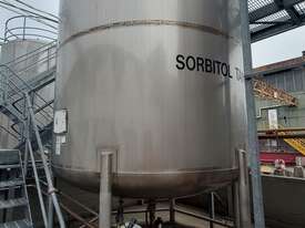 Two Stainless Steel Storage Tanks with a Mezzanine - picture0' - Click to enlarge
