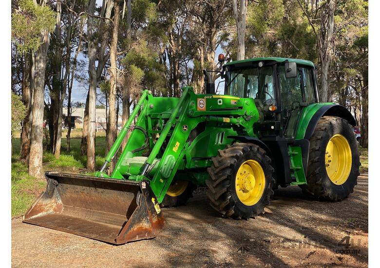 caption John Deere 6140M FWA/4WD Tractor