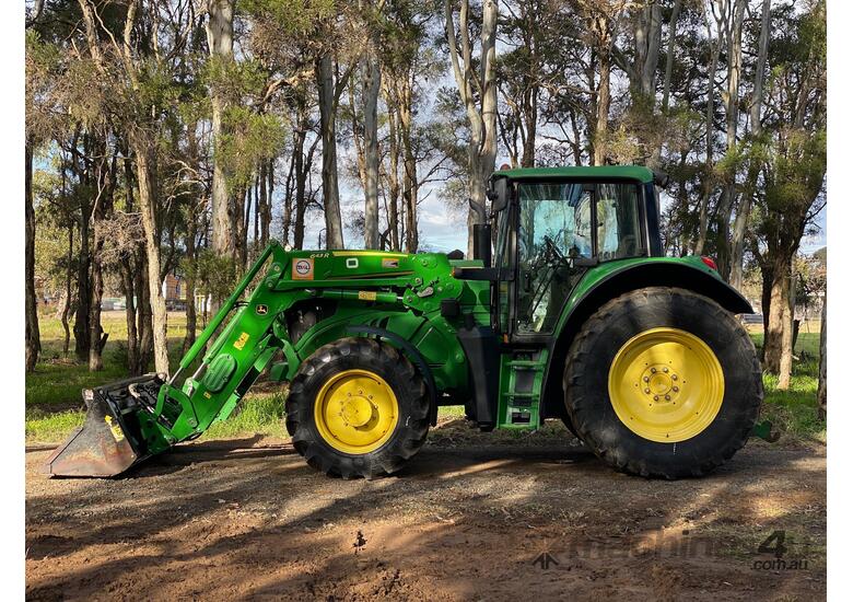 caption John Deere 6140M FWA/4WD Tractor